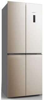 Холодильник ASCOLI ACDS460WE, золотистый 