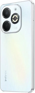 Смартфон 6.6" Infinix SMART 8 Plus 4/128GB Galaxy White 