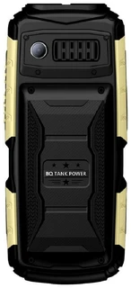 Сотовый телефон BQ 2430 Tank Power, черный/золотистый 
