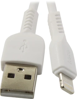 Кабель Hoco X20 USB 2.0 Am - Lightning, 1 м, белый 