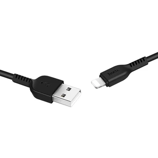 Кабель Hoco X20 USB 2.0 Am - Lightning, 1 м, черный 
