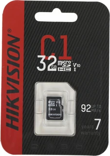 Карта памяти microSDHC Hikvision HS-TF-C1 32GB 