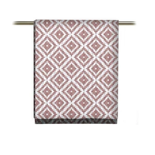 Комплект кухонных полотенец Fine Line Ромбы бежево-белые 45х60 см - 2 шт, вафельное полотно 