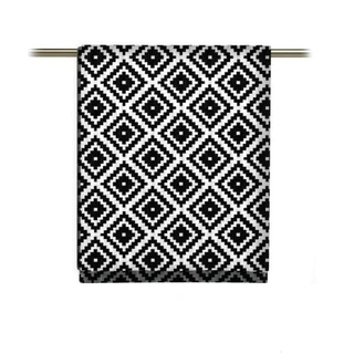 Комплект кухонных полотенец Fine Line Ромбы черно-белые 45х60 см - 2 шт, вафельное полотно 