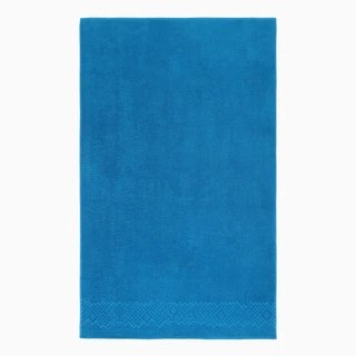 Полотенце Cleanelly Flashlights сине-голубой 50х90 см, махра 