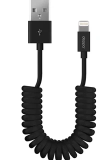 Кабель Deppa USB - Lightning, 1.5м, черный 