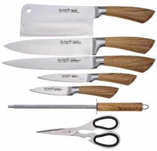 Набор ножей Agness Монблан 911-640, 8 предметов 