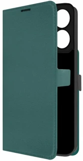 Чехол-книжка Krutoff Eco Book для Xiaomi Redmi 13C/Poco C65 зелёный опал 