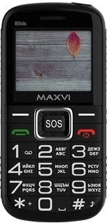 Сотовый телефон Maxvi B5ds Black 