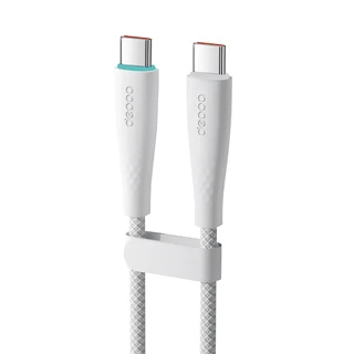 Кабель Deppa Fly USB-С - USB-С, 1.2 м, , белый 