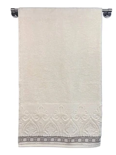 Полотенце Cleanelly Motivi Veneziani бежевый 100х150 см, махра 