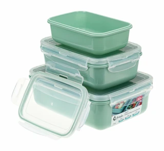 Набор контейнеров для пищевых продуктов Idea Фреш, 3 предмета: 0.4 л, 0.8 л, 1.4 л 