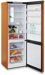 Холодильник Бирюса T960NF, оранжевый 