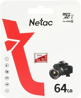 Карта памяти microSDXC Netac Eco 64 ГБ