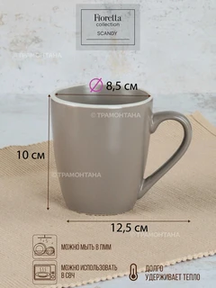 Кружка Fioretta Scandy Cappuccino, 0.355 л 