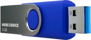USB-накопитель More Choice MF32-4 32 ГБ, USB 2.0, синий 