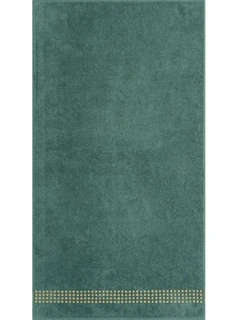 Полотенце Донецкая мануфактура Graph темно-зеленый 50х90 см, махра 