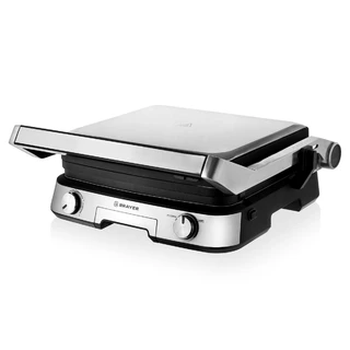 Электрогриль BRAYER 2001BR, серебристый 