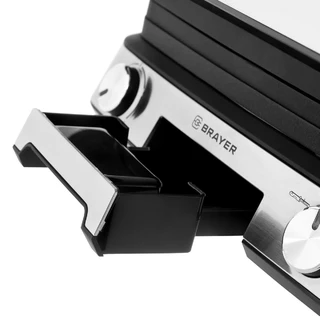 Электрогриль BRAYER 2001BR, серебристый 