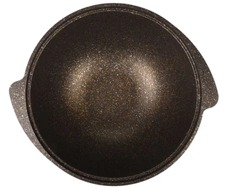 Казан Kukmara Granit Ultra Black-Gold, 4.5 л 