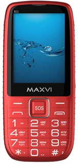 Сотовый телефон Maxvi B32, красный 