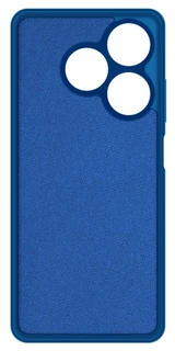 Накладка Krutoff Silicone Case для Infinix Smart 8/8 Plus/8 Pro, синий 