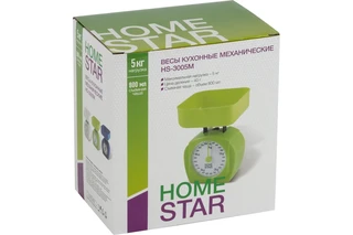 Весы кухонные HOMESTAR HS-3005М, белый 