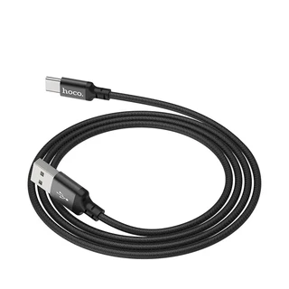 Кабель hoco X14 Times Speed USB-A 2.0 - USB-C, 2 м, 2 А, черный 