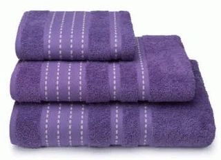 Полотенце Cleanelly Morning Dew фиолетовый 50х90 см, махра 