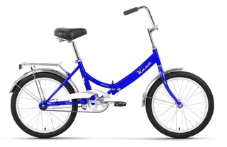 Велосипед складной forward Кама 24", голубой/серебристый