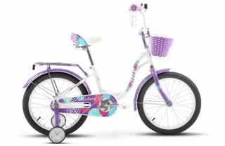Велосипед STELS Mistery C 18" Z010, белый/фиолетовый