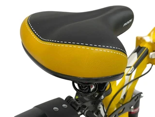 Велосипед складной Rook TS262D 26", черный/желтый 