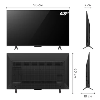 Телевизор 43" TCL 43С655 