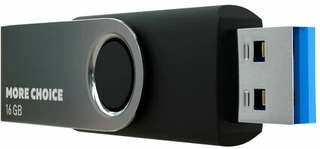 USB-накопитель More Choice MF16-4 16 ГБ, USB 2.0, черный 