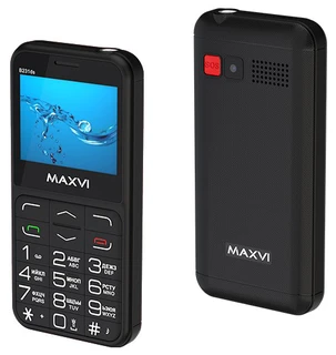 Сотовый телефон Maxvi B231ds, черный 