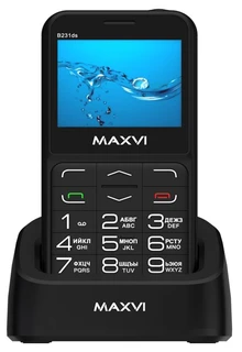 Сотовый телефон Maxvi B231ds, черный 