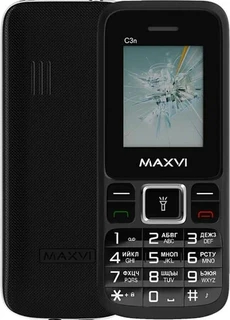 Сотовый телефон Maxvi C3n, черный 