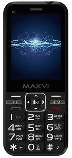 Сотовый телефон Maxvi P3, черный 