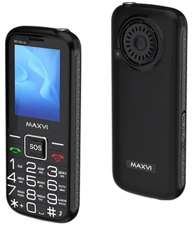 Сотовый телефон Maxvi B21ds UP, черный 