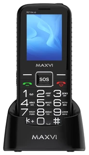 Сотовый телефон Maxvi B21ds UP, черный 