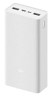 Внешний аккумулятор Xiaomi Mi Power Bank 3, 30000 мАч, белый 