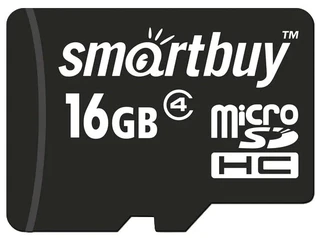 Карта памяти microSDHC Smartbuy 16GB 