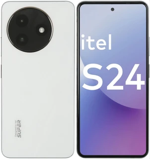 Смартфон 6.6" itel S24 8/256B White 