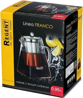 Чайник заварочный Regent inox Linea FRANCO, 0.9 л 