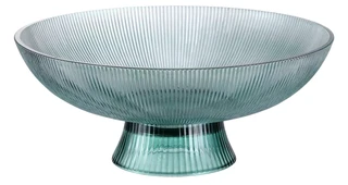 Фруктовница Regent inox Linea DELI GLASS, 26 см