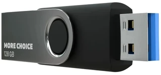 USB-накопитель More Choice MF128-4 128 ГБ, USB 2.0, черный 