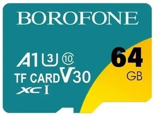 Карта памяти microSDXC Borofone TF64B 64GB 