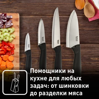 Набор ножей Tefal Сomfort K221S475, 4 предмета 