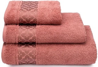 Полотенце Cleanelly OSMAN темный коралл 50х90, махра 