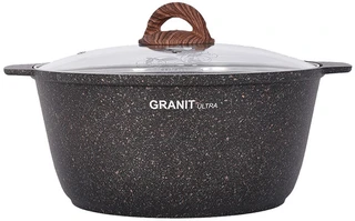 Кастрюля-жаровня Kukmara Granit Ultra, 5 л 